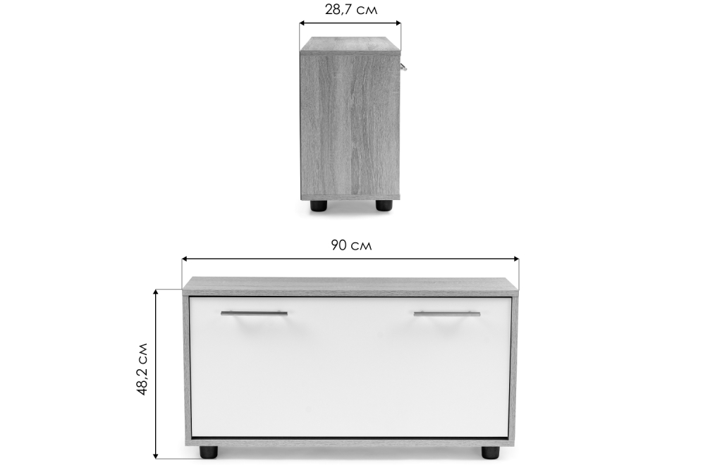 Обувница ТП-3 дуб делано