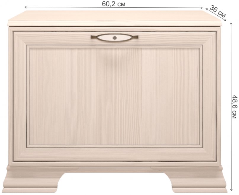 Обувница Венеция 23 бодега светлая