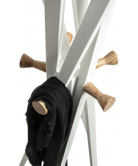 Напольная вешалка Benzara белая