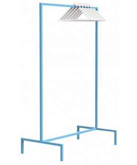 Напольная вешалка Metalframe голубой