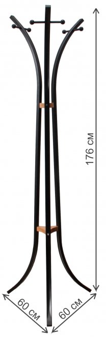 Напольная вешалка Spiner черная