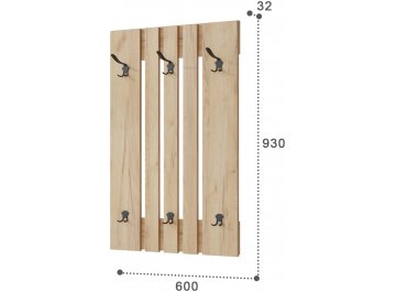 Настенная вешалка Эмилия ЭЛ-6