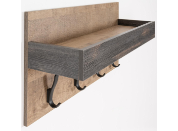 Вешалка настенная Туск дуб гранж песочный / интра