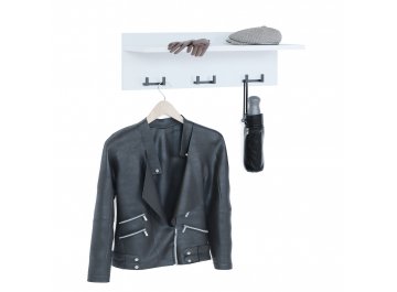 Вешалка настенная ВШ-8 белый