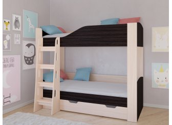 Двухъярусная кровать Астра 2 с ящиком