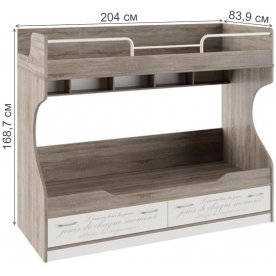 Двухъярусная кровать Брауни