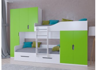 Двухъярусная кровать Лео