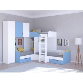 Двухъярусная кровать Трио/1