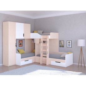 Двухъярусная кровать Трио/1