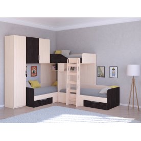 Двухъярусная кровать Трио/1