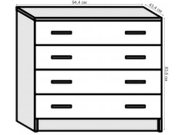 Комод Кэт-6 ЛДСП