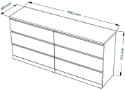 Комод Варма 6Д