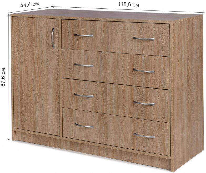 Комод Аргос дуб сонома