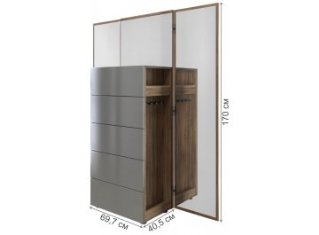 Комод Avila MDI.CHD.AV.11 с зеркалом