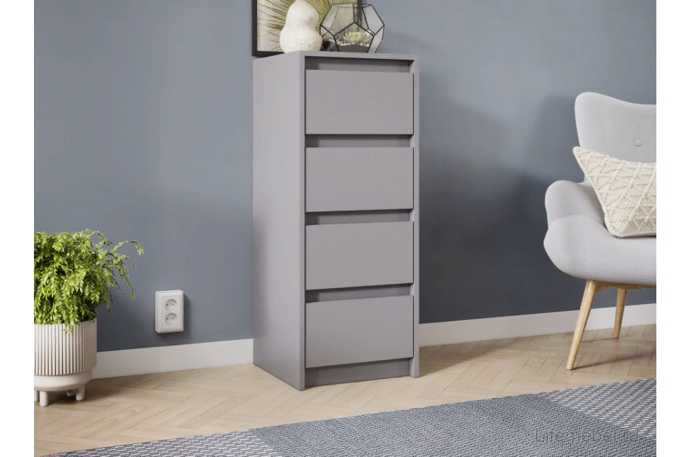 Комод Айден КМ06-400 серый