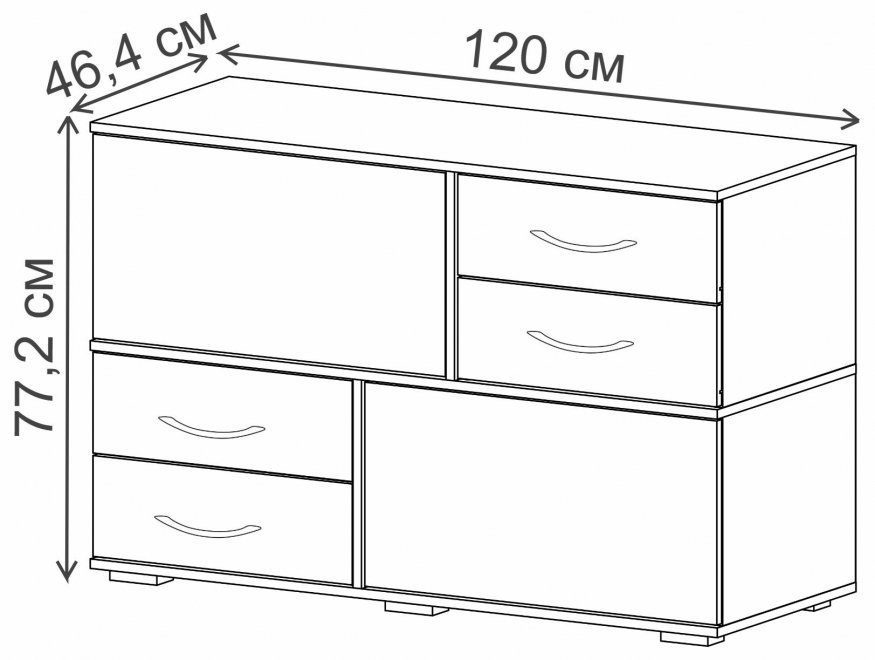 Комод Дамар сонома