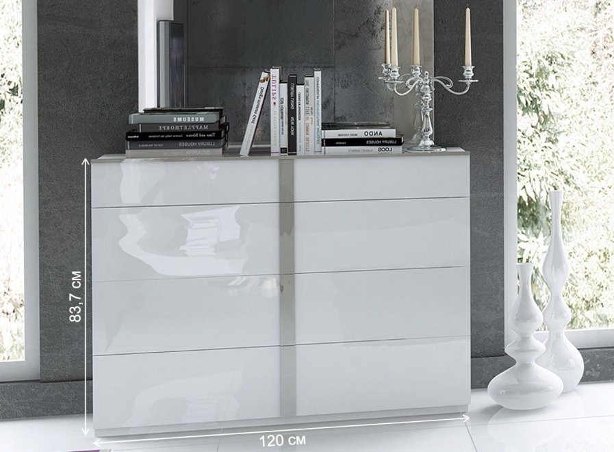 Комод Fedelina белый