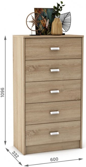 Комод Имидж-605 дуб сонома