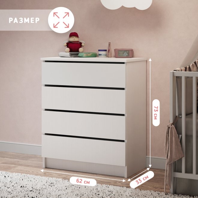 Комод Индиго лдсп белый