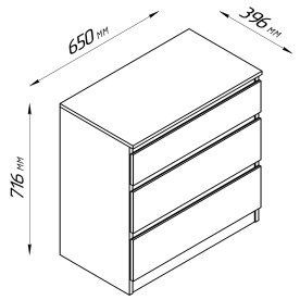 Комод Кастор
