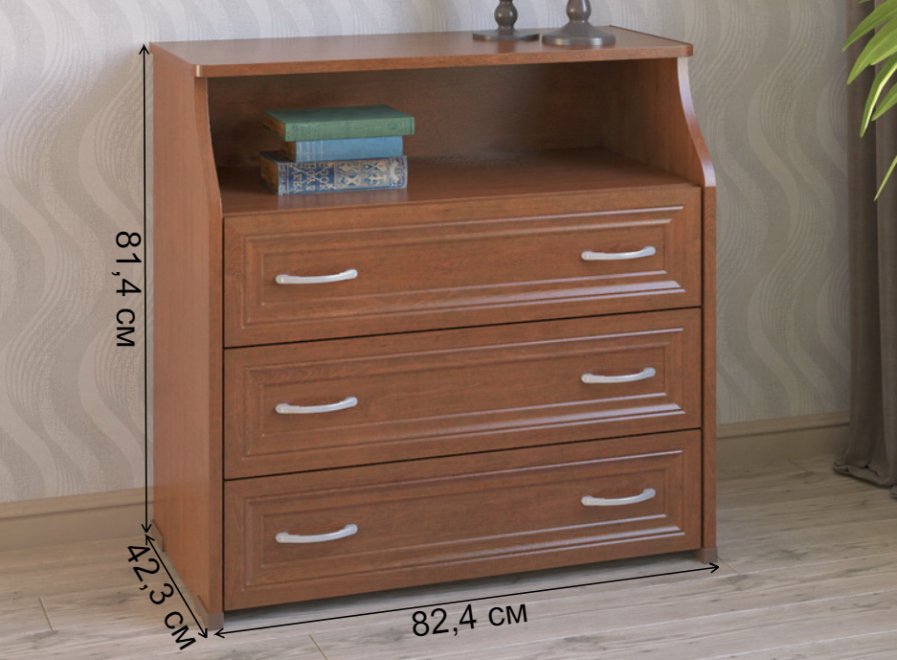 Комод КМ-31-НФ вишня