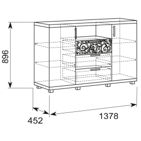 Комод Ирис 2