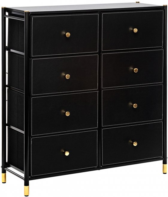 Комод Leset Нирита / Хайди 8 черный