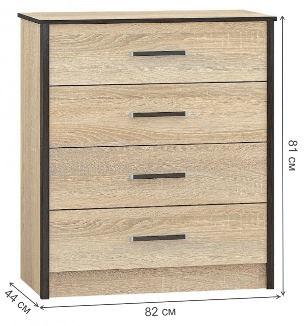 Комод Лирика дуб сонома