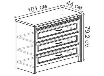 Комод Лючия №192
