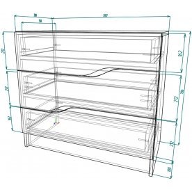 Комод Мебелеф-48
