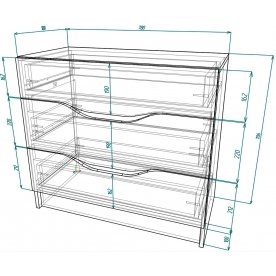 Комод Мебелеф-51