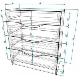 Комод Мебелеф-52