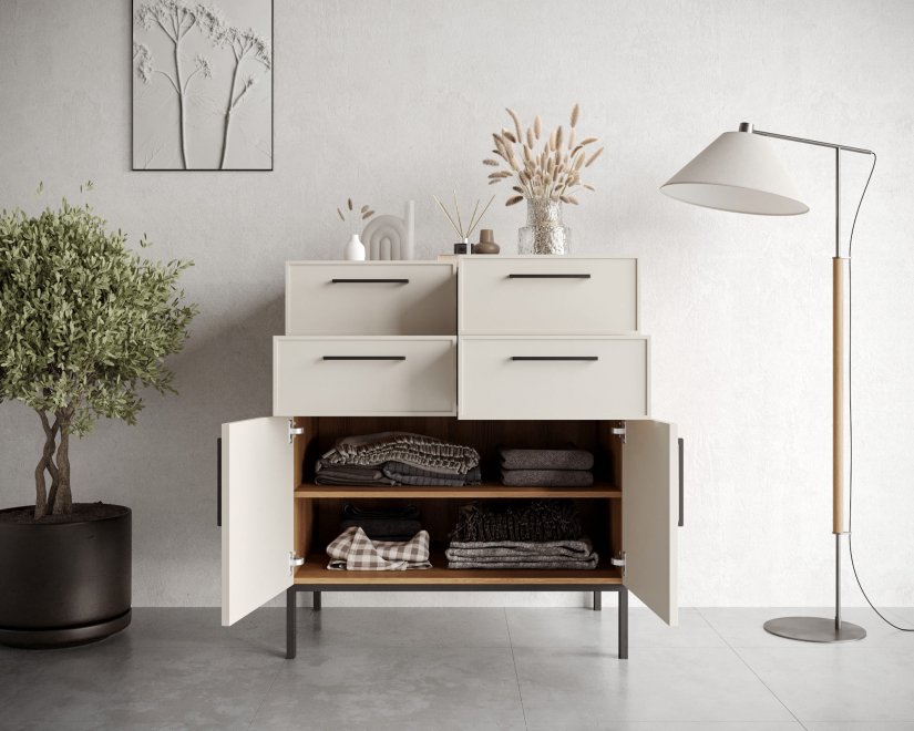 Комод Николь (Nicole) NLN17 Бежевый