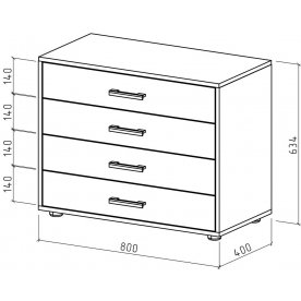 Комод Остин-6