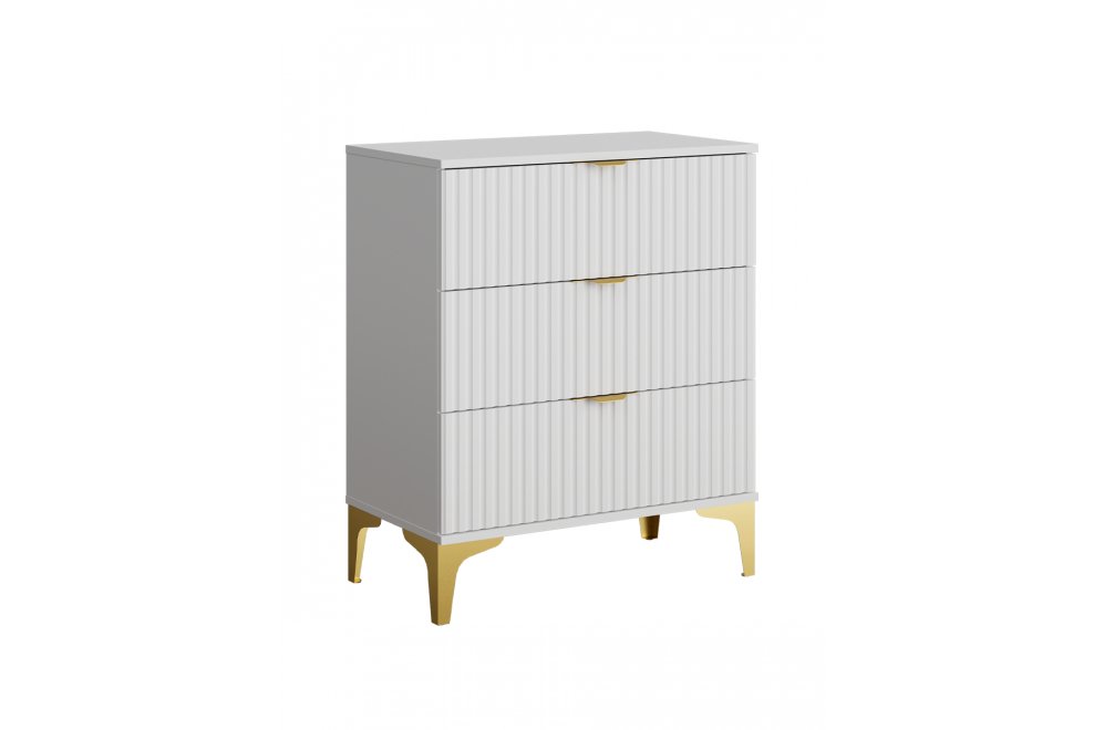 Комод ridberg andre 3Я белый / золото