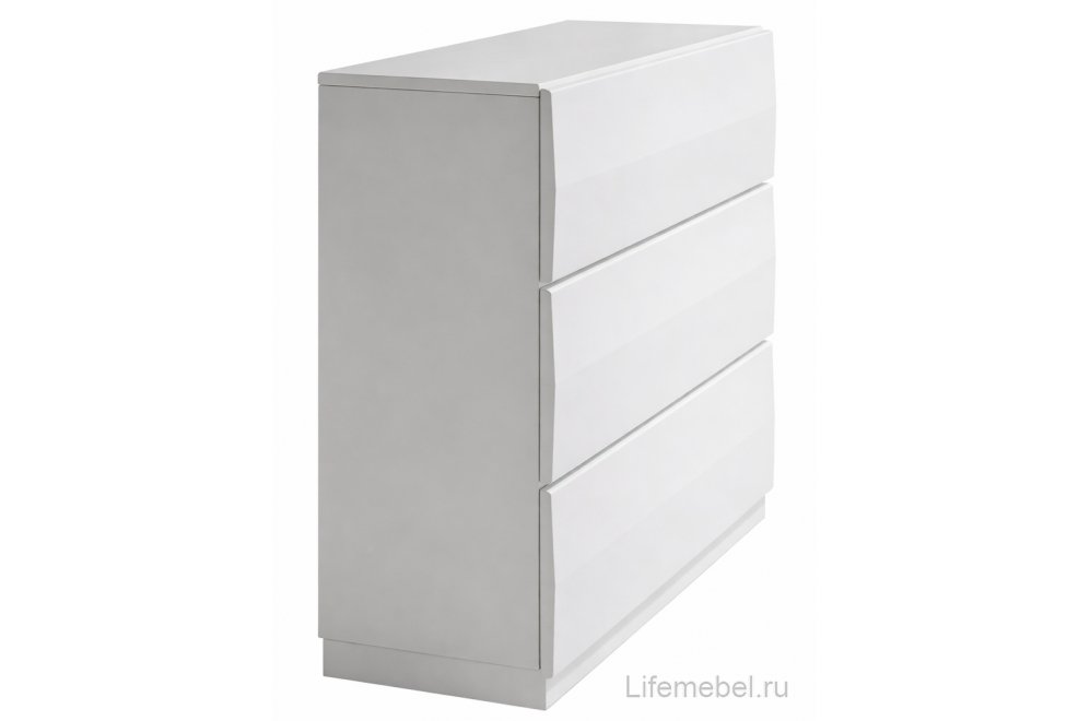Комод С-152 белый горизонтальный