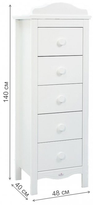 Комод Fiorellino Slovenia white