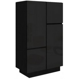 Комод MD 656.01.01 черный / черный