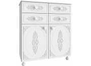 Детский комод Ассоль АС-18 белое дерево
