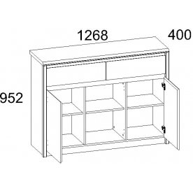 Комод Somma 2D2S2N