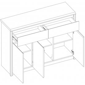 Комод Somma 3D2S