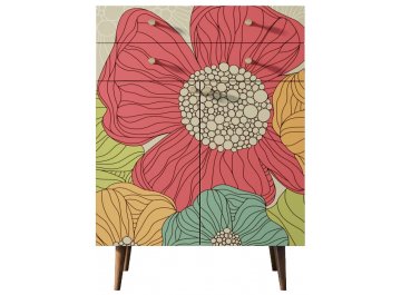 Комод Воаб орех / принт 5