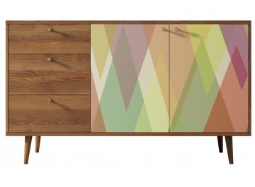 Комод Воаб орех / принт 16