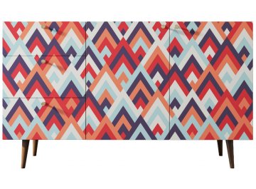 Комод Воаб орех / принт 2