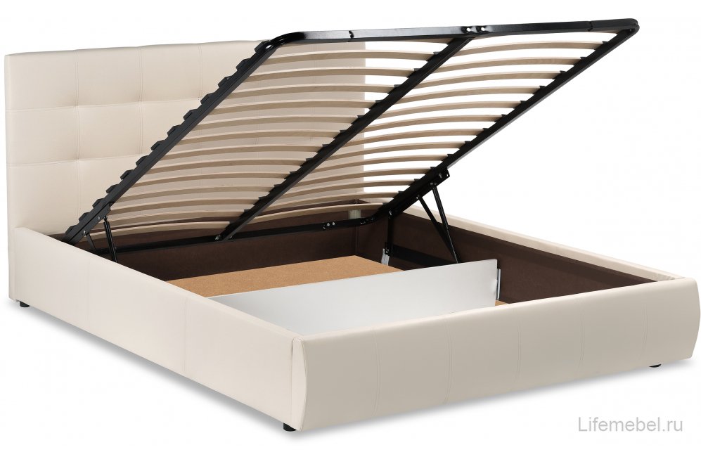 Двуспальная кровать Афродита-2 160х200 с ПМ фиолетовый велюр bingo plum