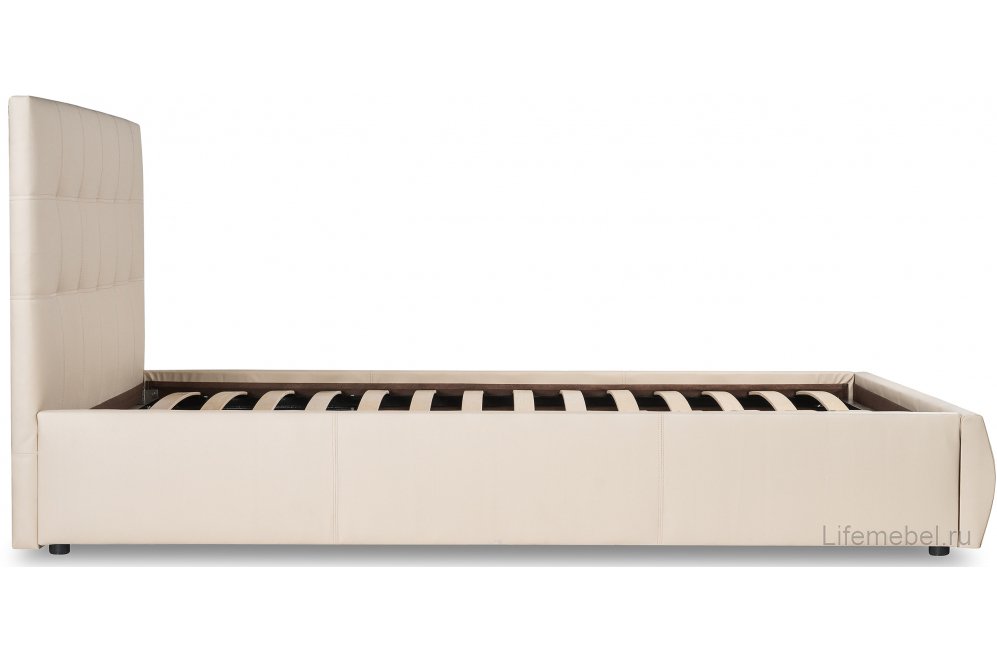 Двуспальная кровать Афродита-2 180х200 голубой велюр bingo lagоon