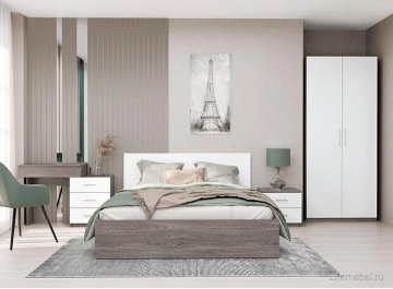 Двуспальная кровать Кэт-6 ЛДСП 017