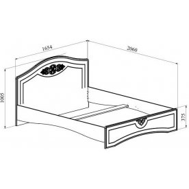 Двуспальная кровать Ассоль плюс АС-113К