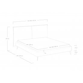 Двуспальная кровать Dakota