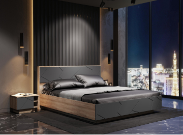 Двуспальная кровать Диамо КР 01